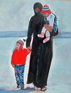 syrianrefugee and 2 Children